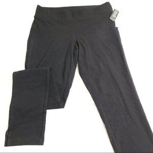 Utopia by hue slit cotton leggings small NWT